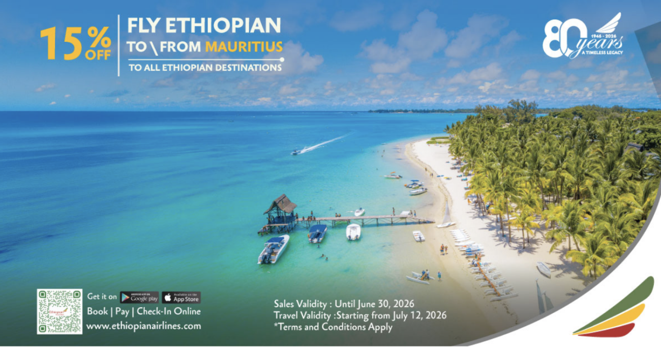 Ethiopian Airlines til Mauritius
